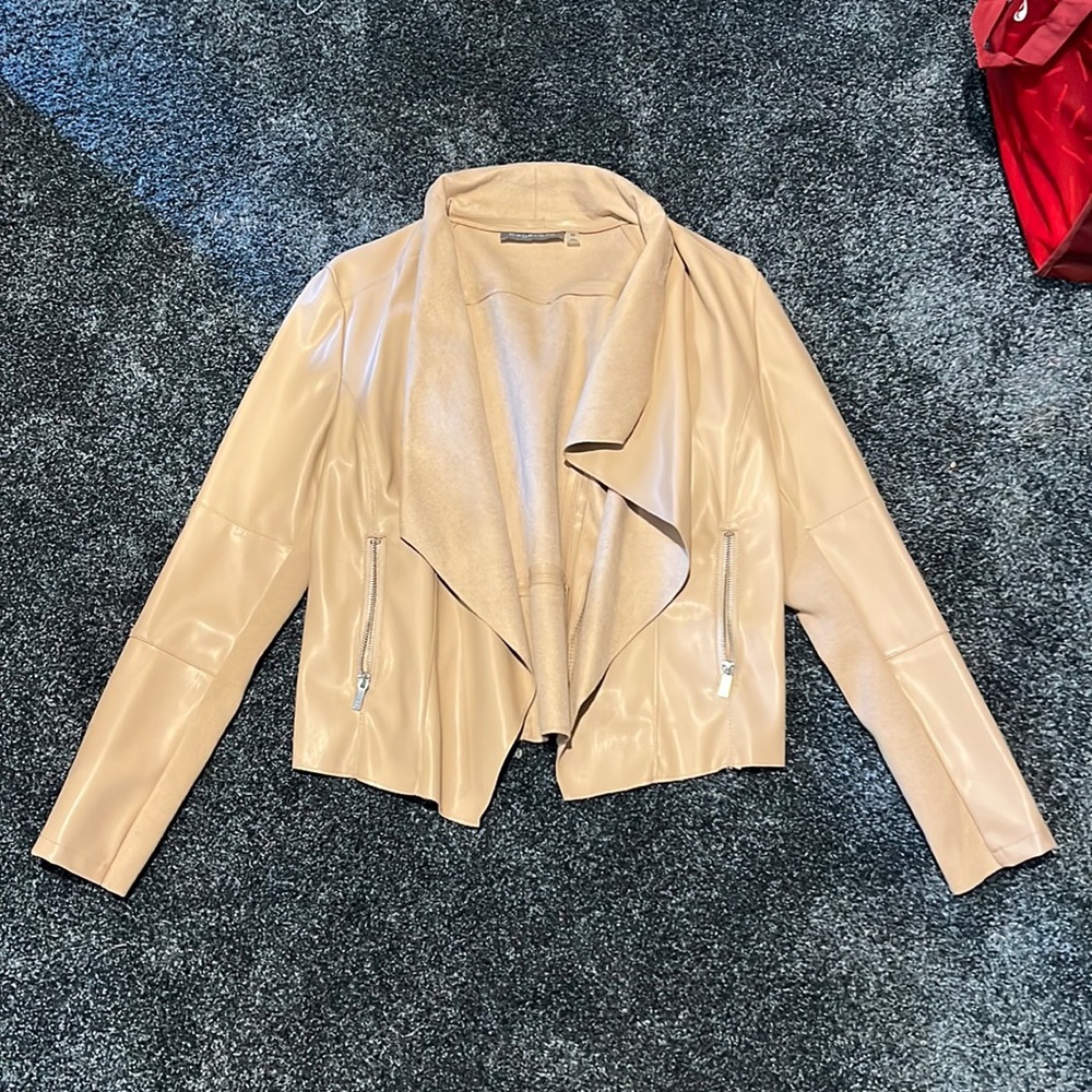 Never worn leather jacket!!